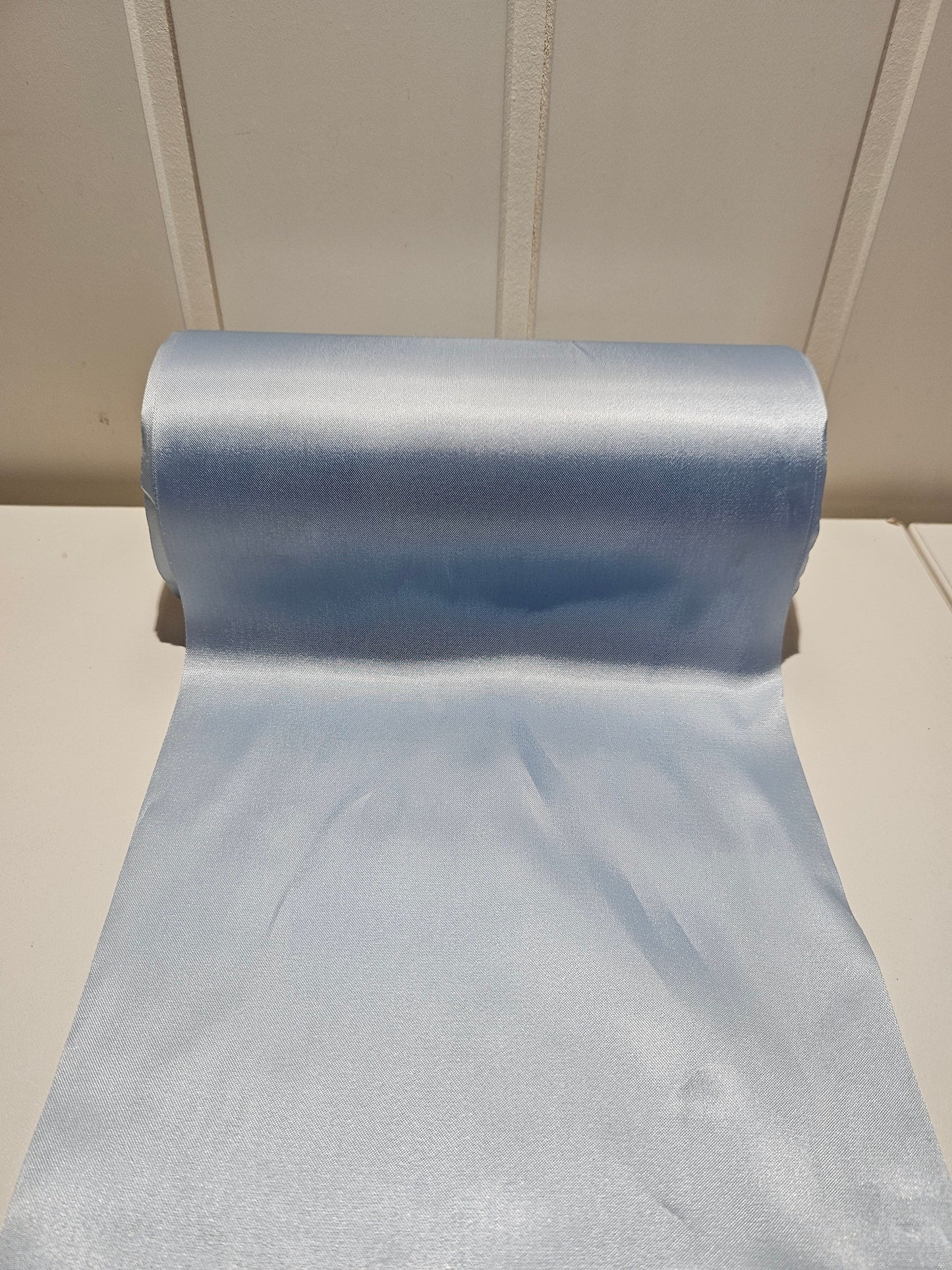 Prasent silkebånd Adria lys blå 200 mm - 7 m