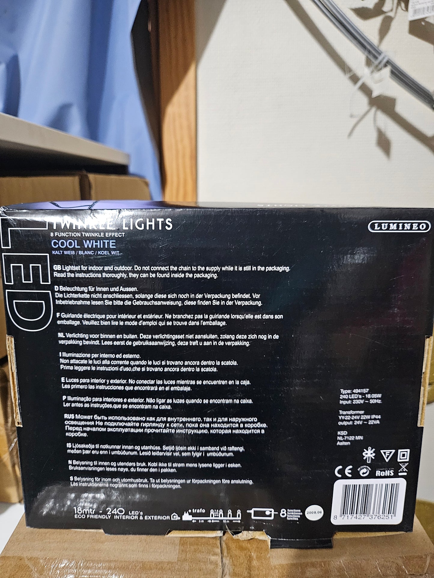 Lumineo twinkle lights - lyslenke - inne og utendørs