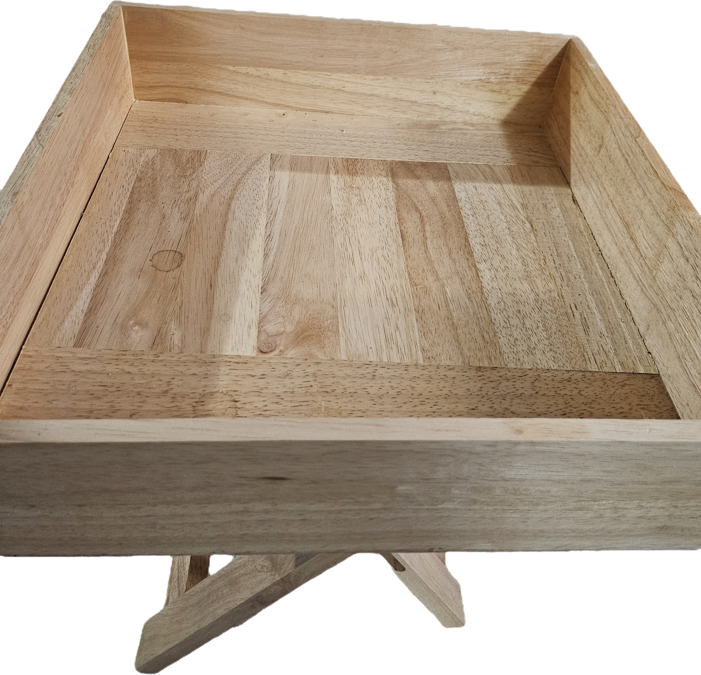 Koselig Lite Trebord 45x40 cm - Nordisk Sidebord - brettbord