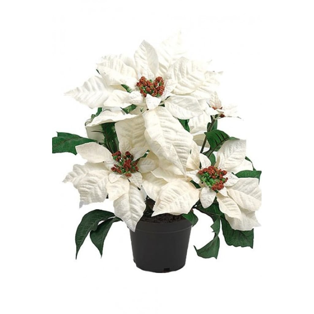 Julestjerne 35cm hvit