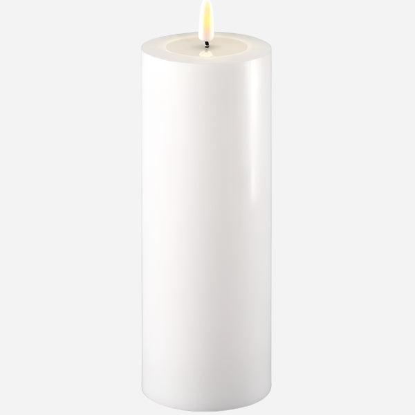 Deluxe Homeart LED kubbelys hvit - 7, 5 x 20 cm