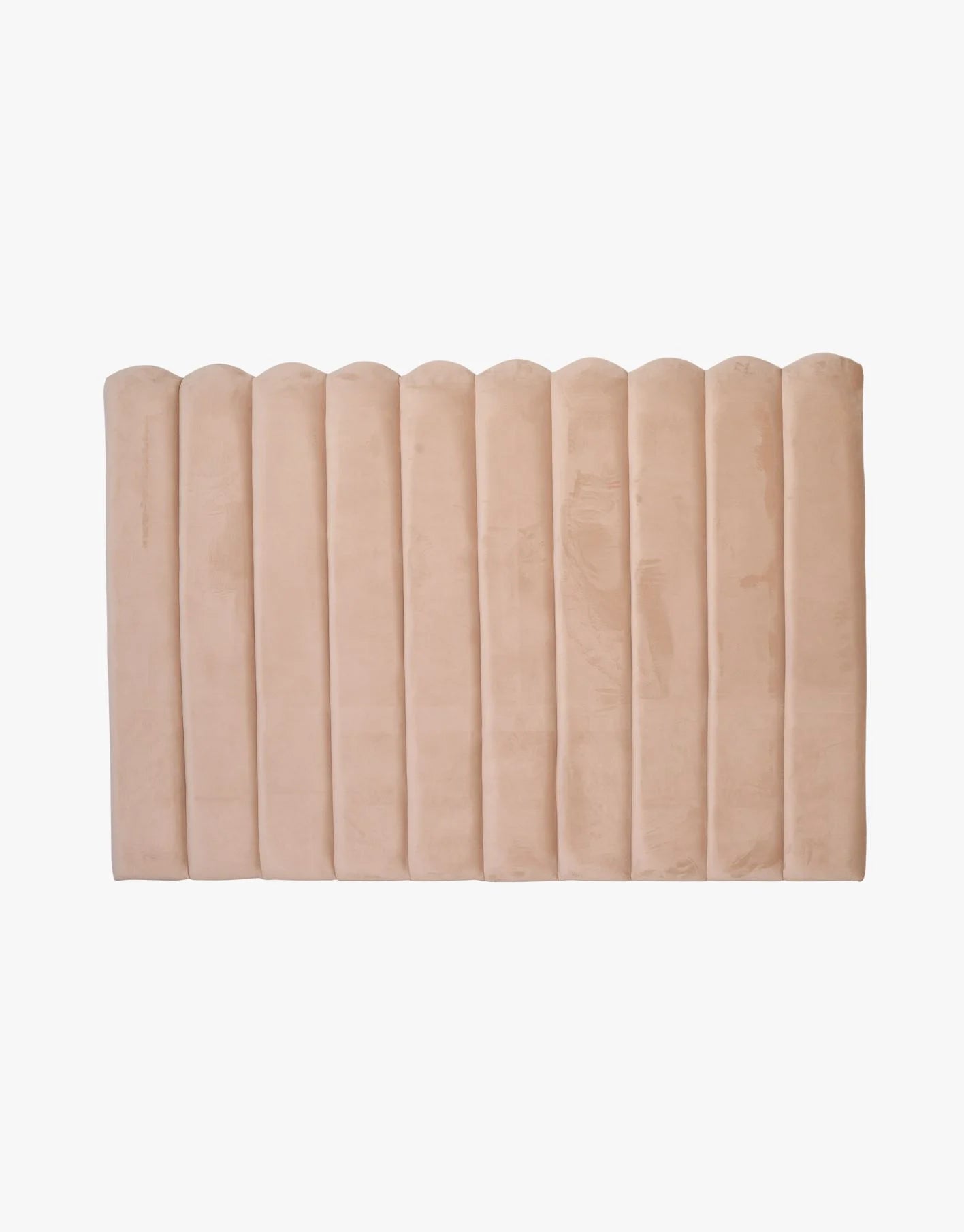 Bianca Sengegavl beige velour - 180x125x8 cm