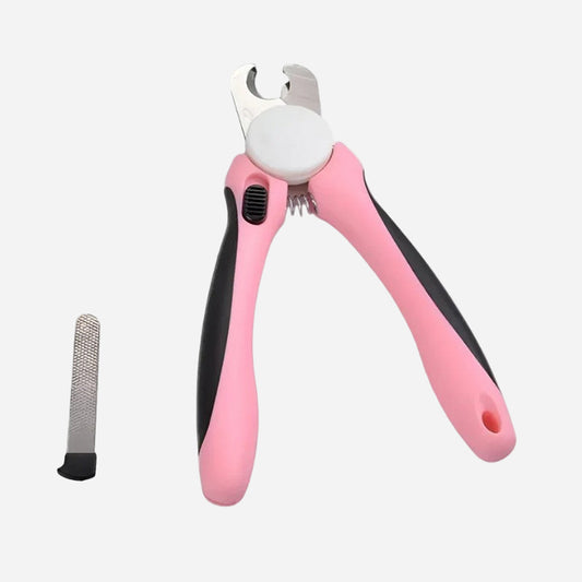 Kloklipper hund rustfritt stål - med neglfil