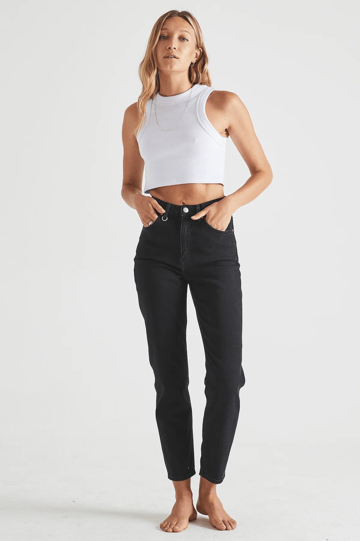 Neuw Stockholm Jeans - Lola Mom Black Earth