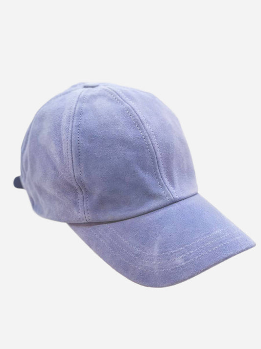 Lulus`s caps semsket skinn - isblå - unisex