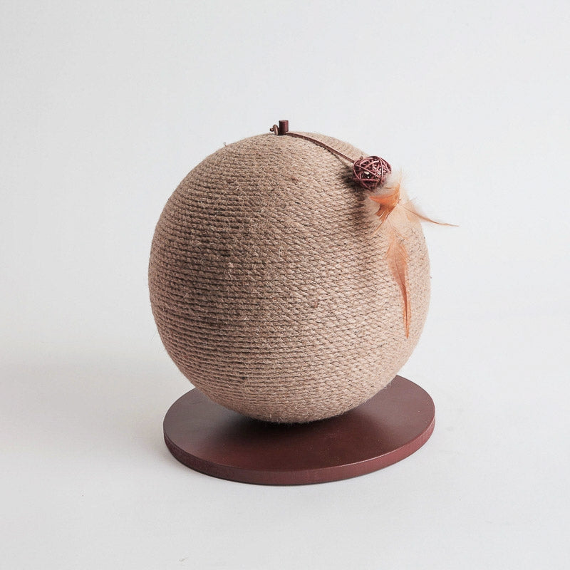 Kloreball 30 × 30 cm i sisal og tre