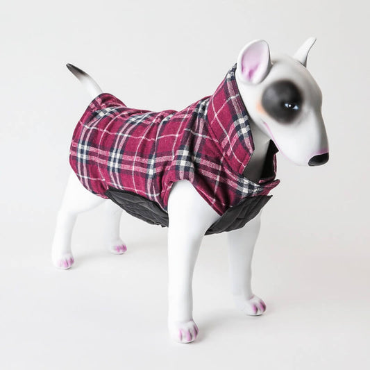 Vendbar hundevest S–3XL, flere farger