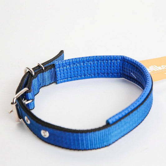 Polstret halsbånd til hund – flere farger (XS–XL)