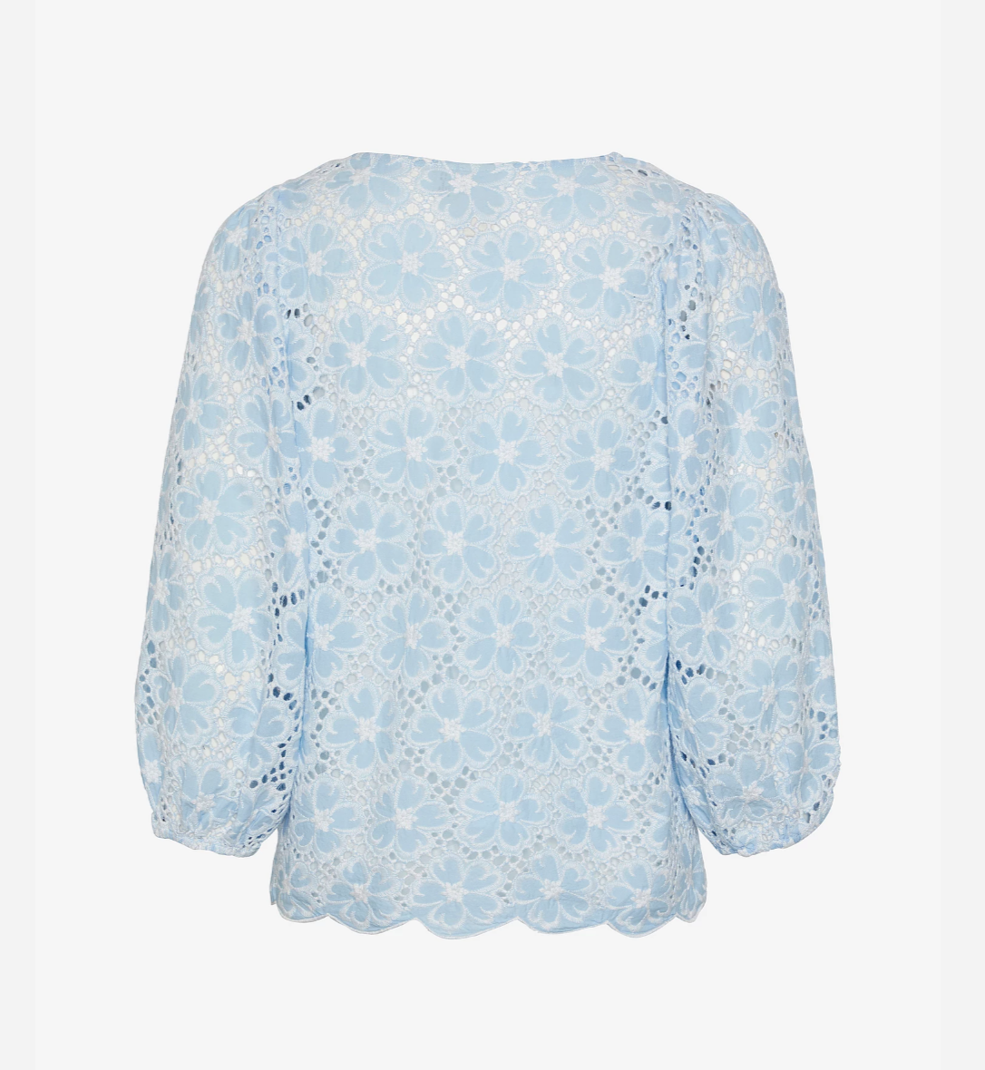 Y.A.S YasBeauty 3/4 Top S Clear sky white- Bluse