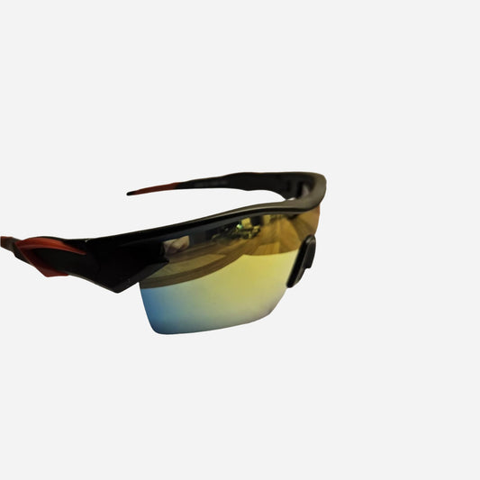 VK Solbriller Raske Briller Rød - Sporty Solbriller for Trening og Tur