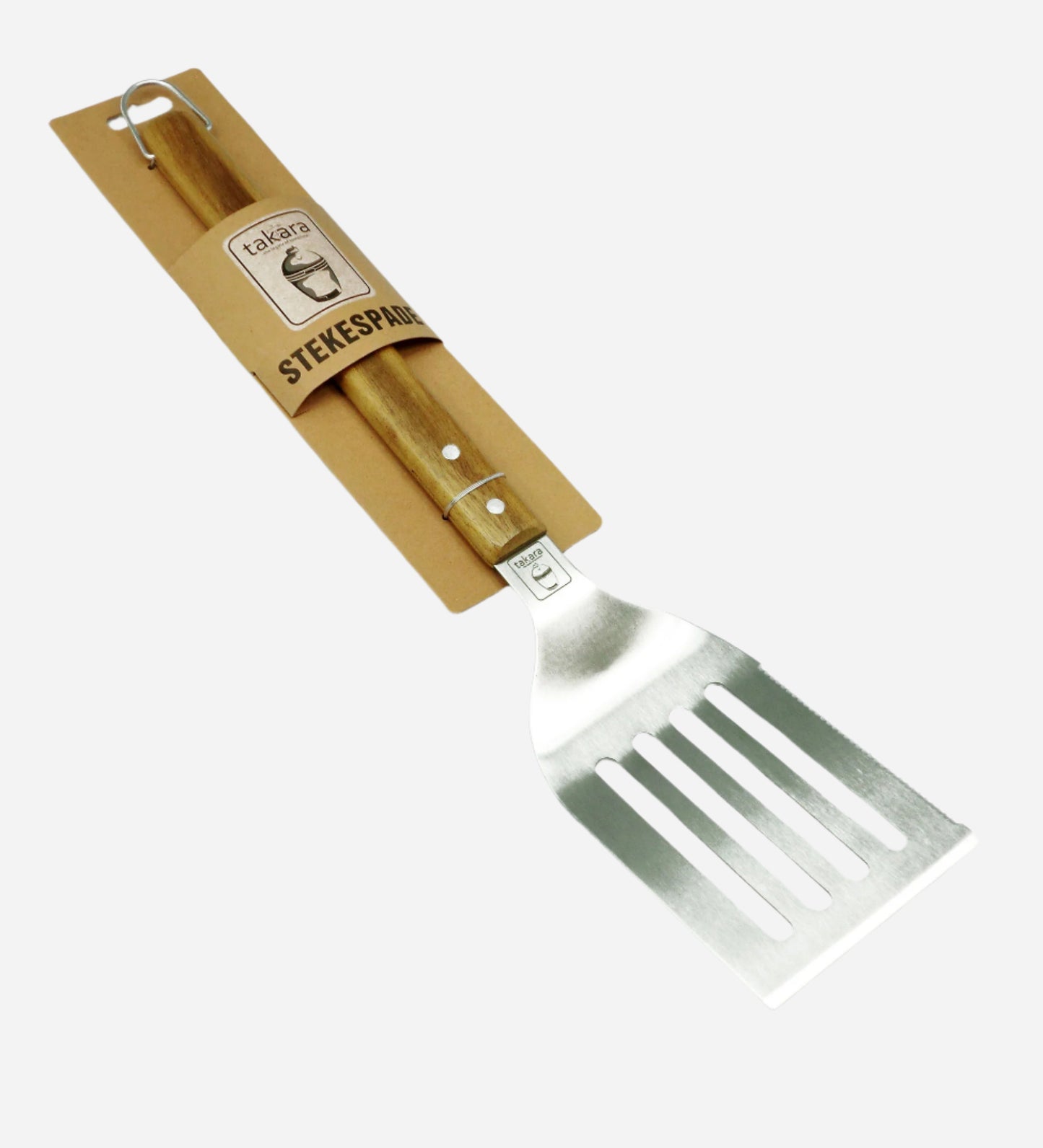 Takara Bambus Grillspade - Ekstra Kraftig Stekespade 45cm | Rustfritt Stål