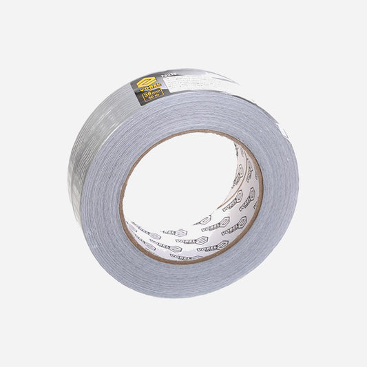 Vorel 75239 Gaffatape - Lerretsteip 50mm x 38m Sølv