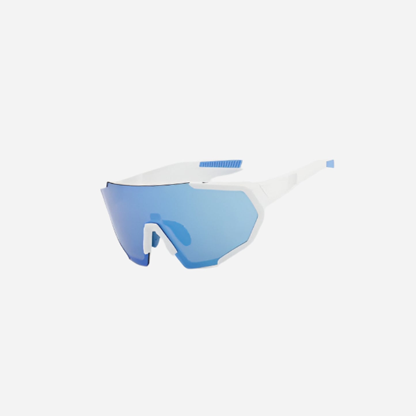 VicPro hvit multisport solbrille, "raske briller" (3 utskiftbare glass)