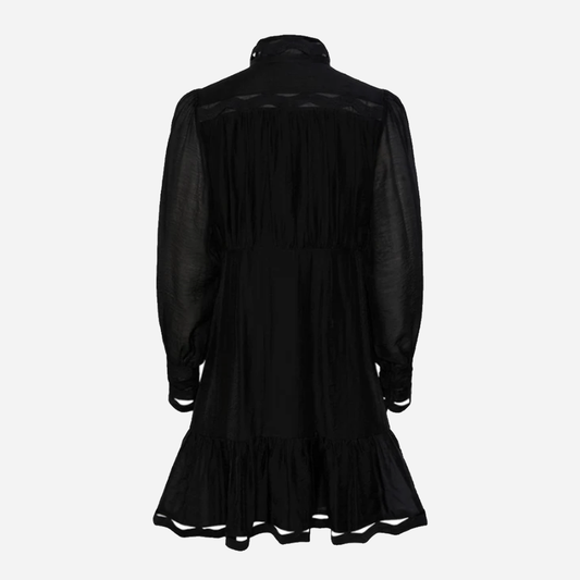 Y.A.S Yasponira LS Dress - Black - Kjole - str S