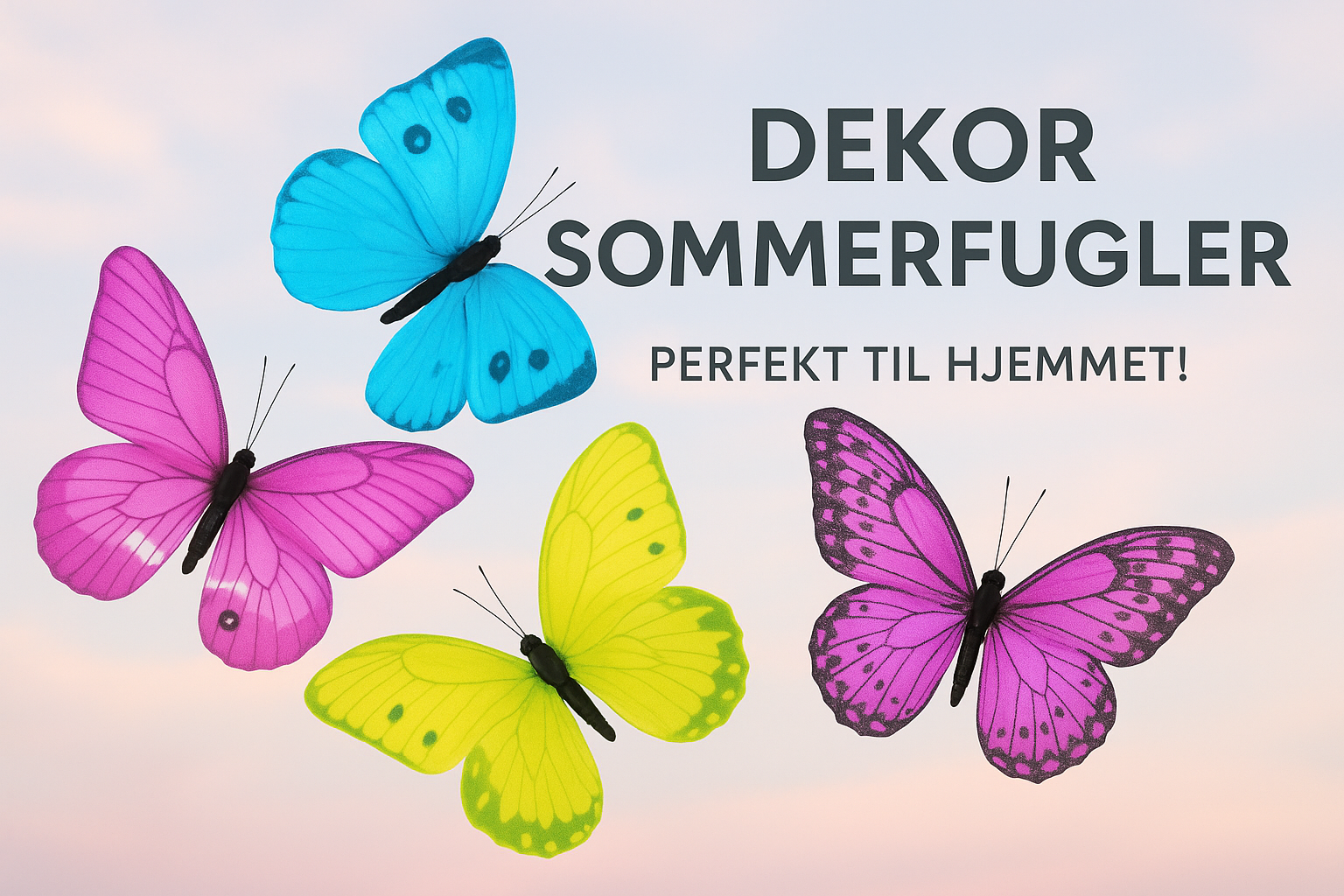 Dekor Sommerfugler Annonse