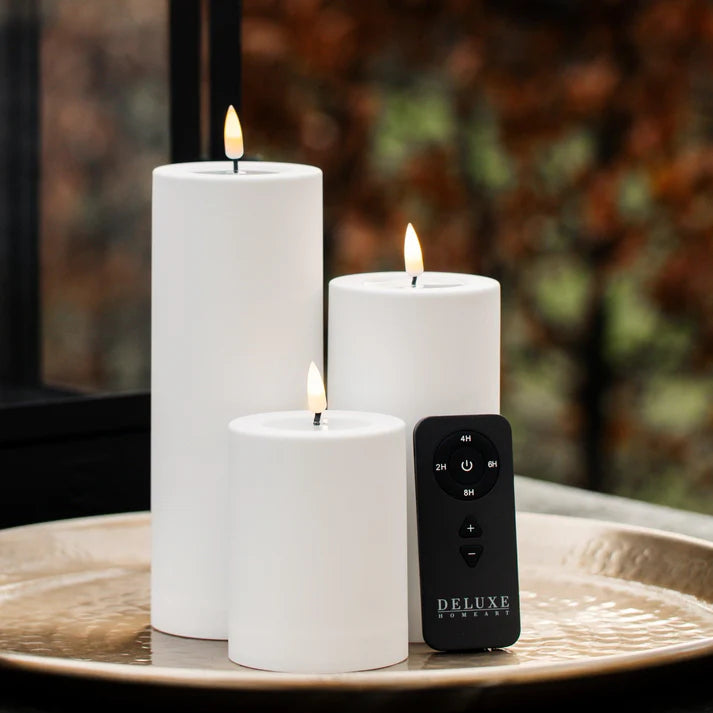 Deluxe Homeart LED kubbelys hvit Outdoor- 10 x 10 cm