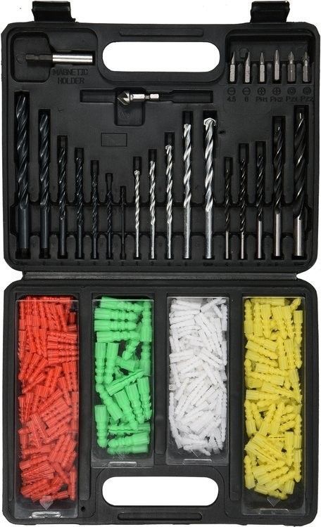 Vorel 24100 Drill og pluggsett 300 deler