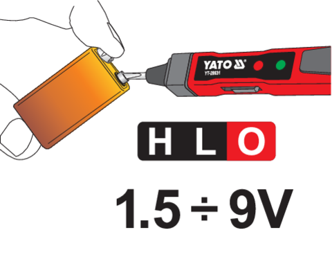 Yato Spenningstester 70-250V 140mm - Måleinstrument for Spenning | Elektriker Verktøy