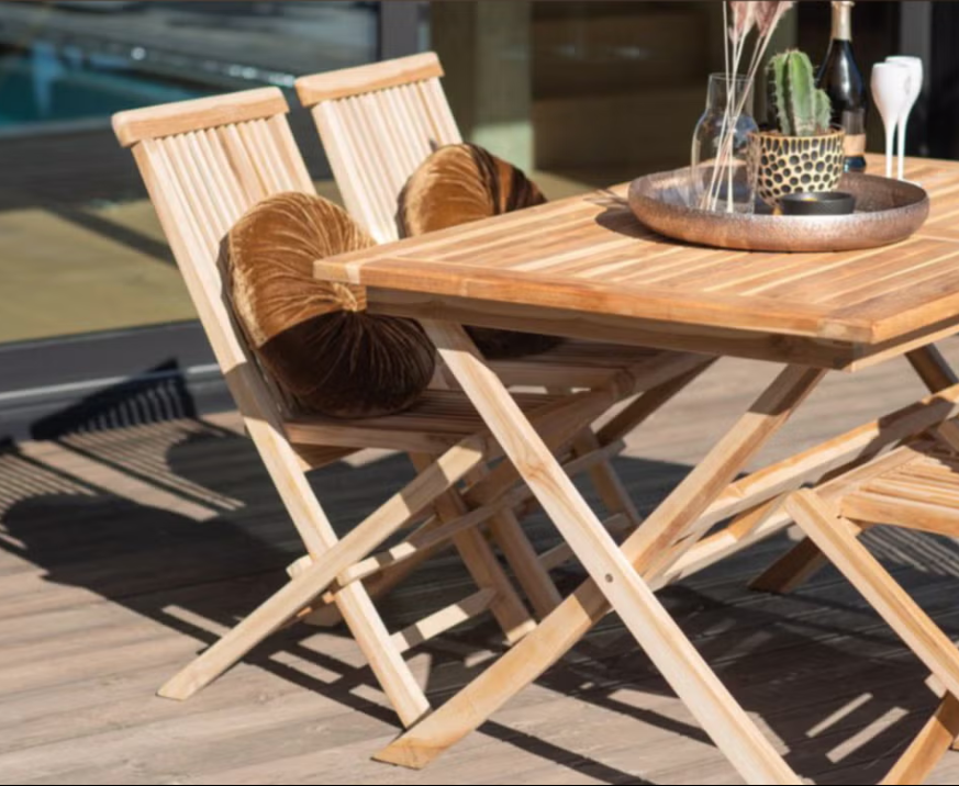 InGarden Nora Spisegruppe 4 pers - Teak