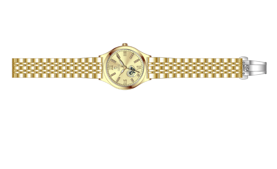 nvicta Montres Prestige X Dameklokke - 33.5mm, Gold Heart - 2 års garanti