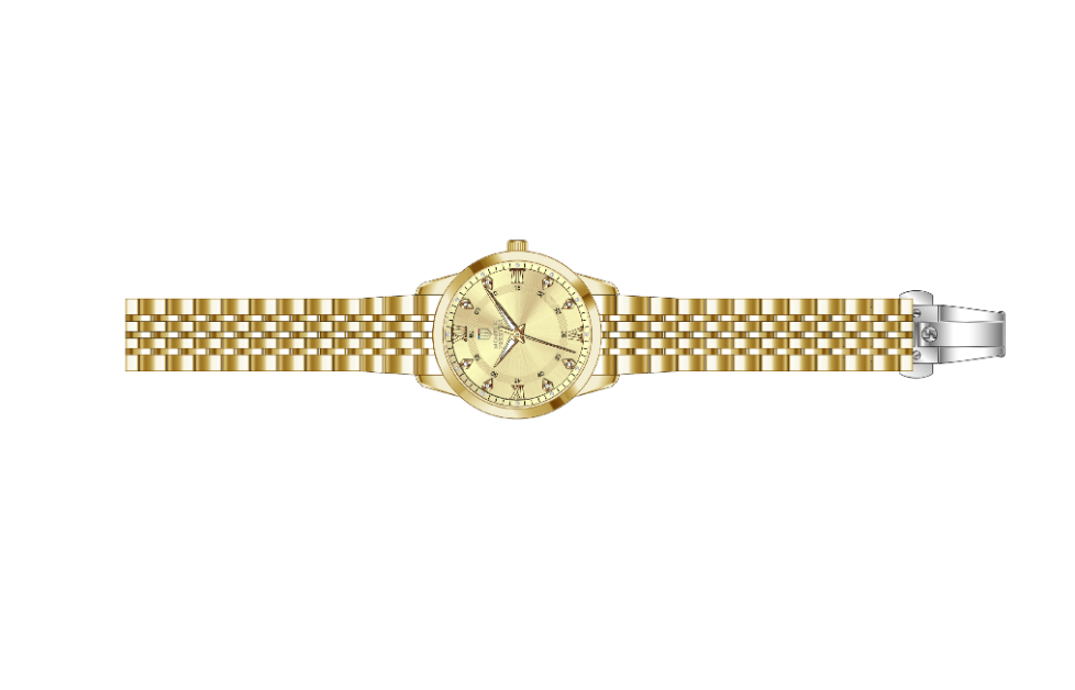Invicta Montres Prestige X Dameklokke - 33.5mm, Gold - 2 års garanti