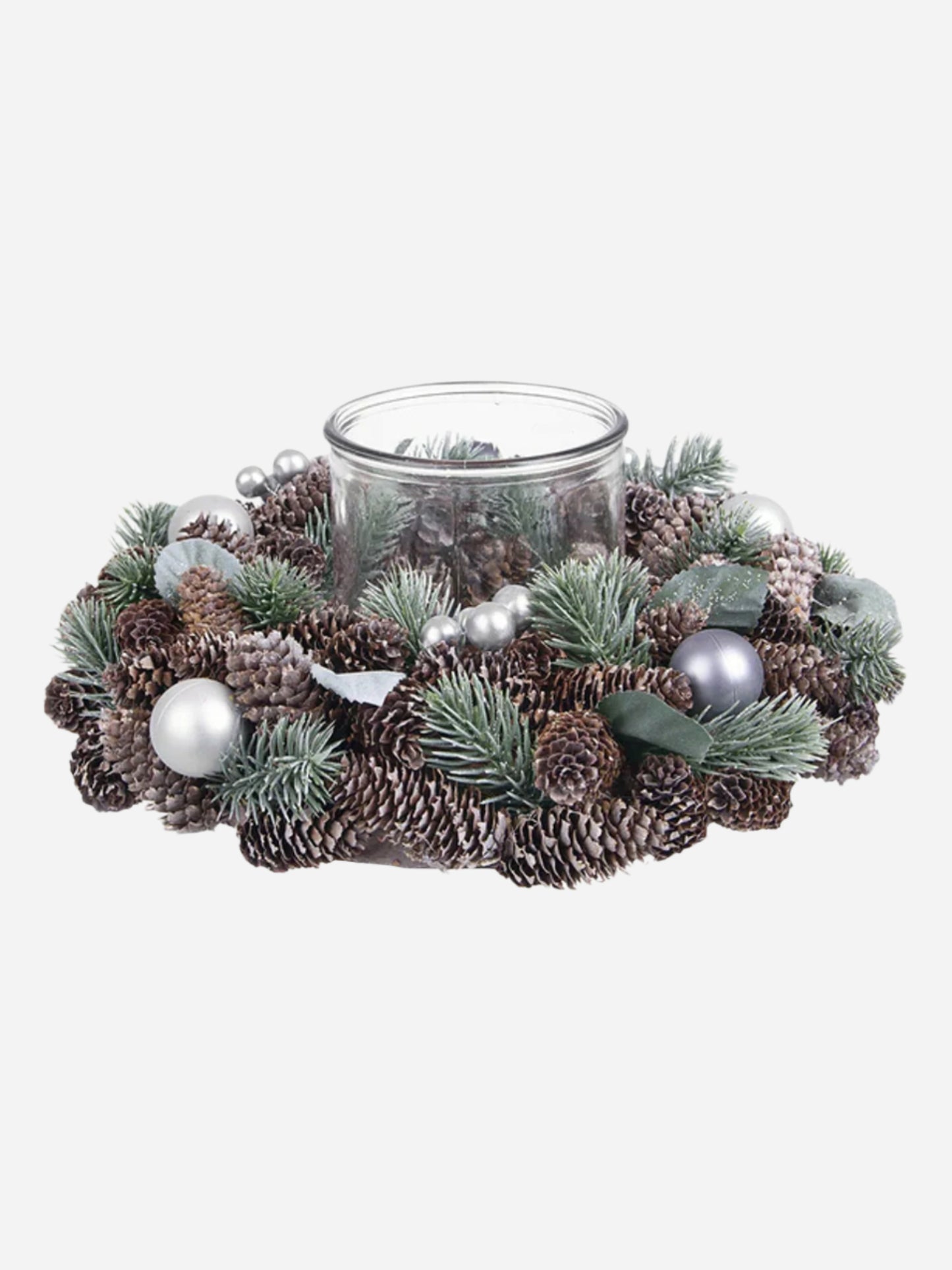 Jul nydelig julekrans med glass