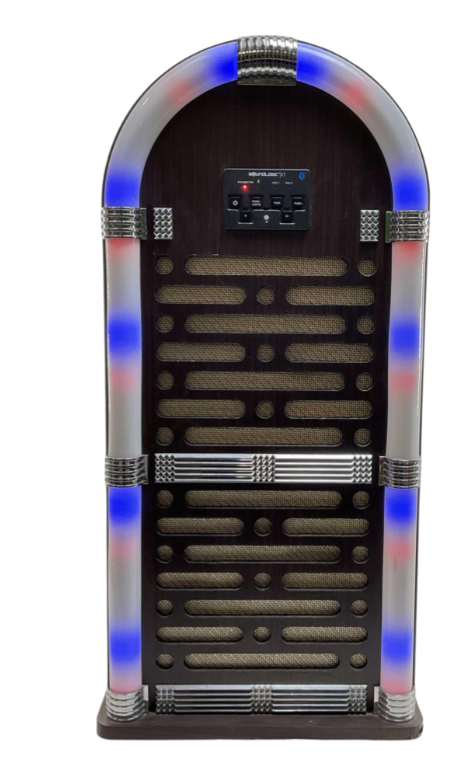 Soundlogic XT Bluetooth Retro Jukebox - Innebygd lys