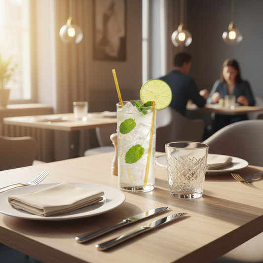 Kunstig Mojito Drink på Bord