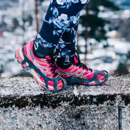 Traxole Running Løpebrodder - Wolframstål Brodder for Løping på Is