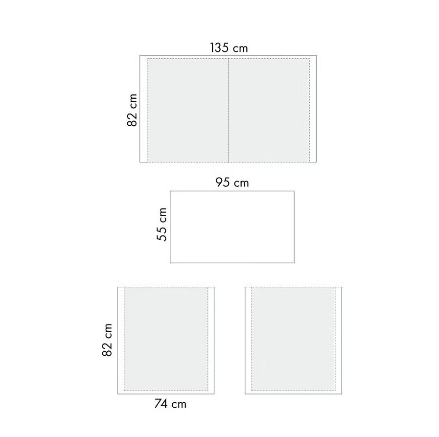 Orlando Sittegruppe Ute Hvit – Aluminium Hagemøbler