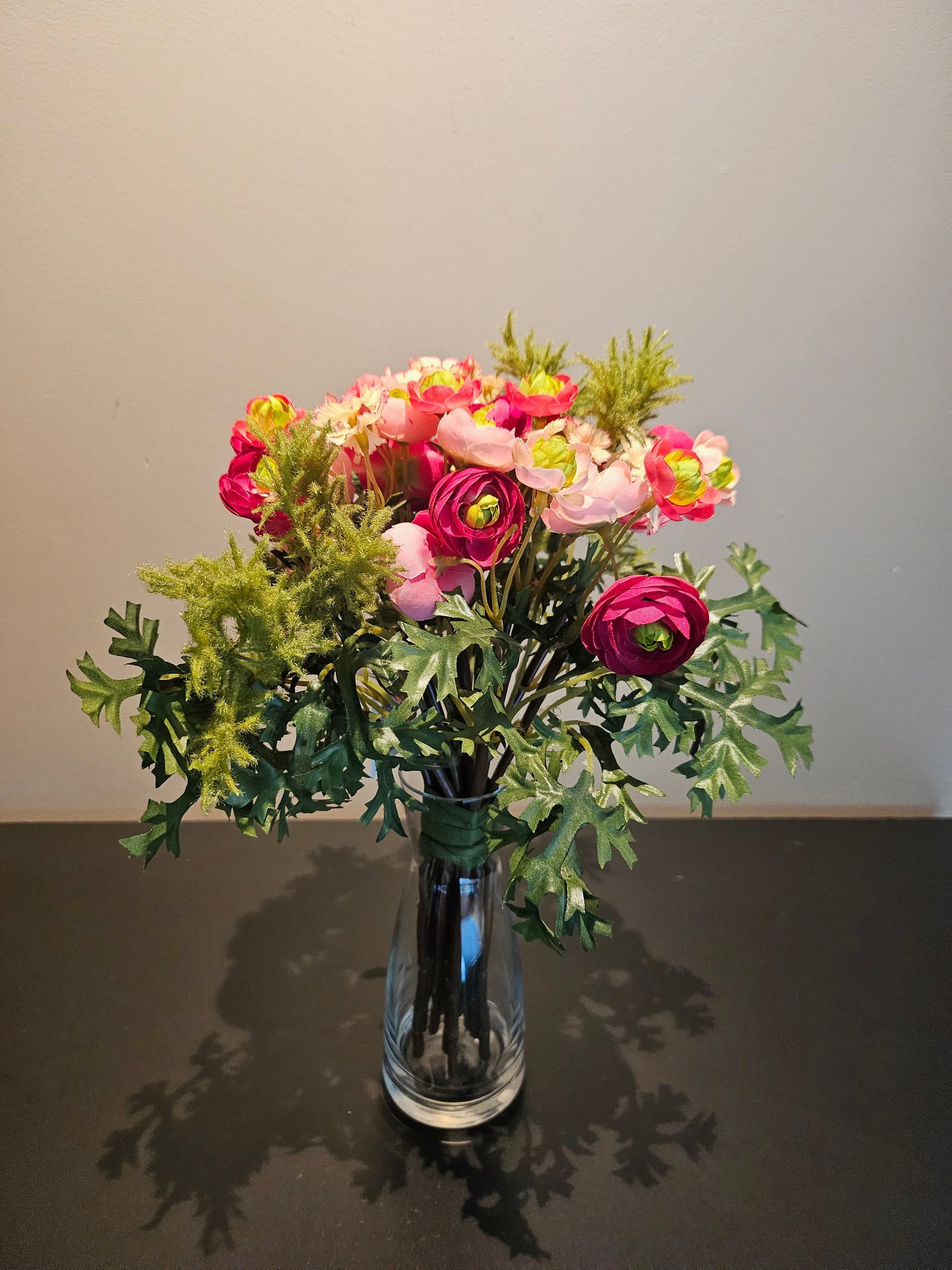 Dekor kunstig blomster bukett - 30 cm