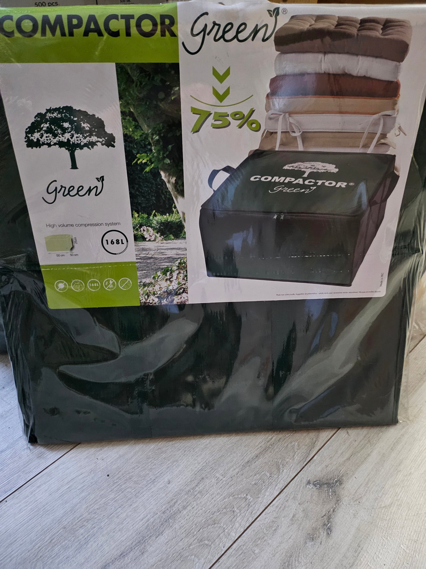 Compactor Green 168 L Oppbevaringsboks til Uteputer