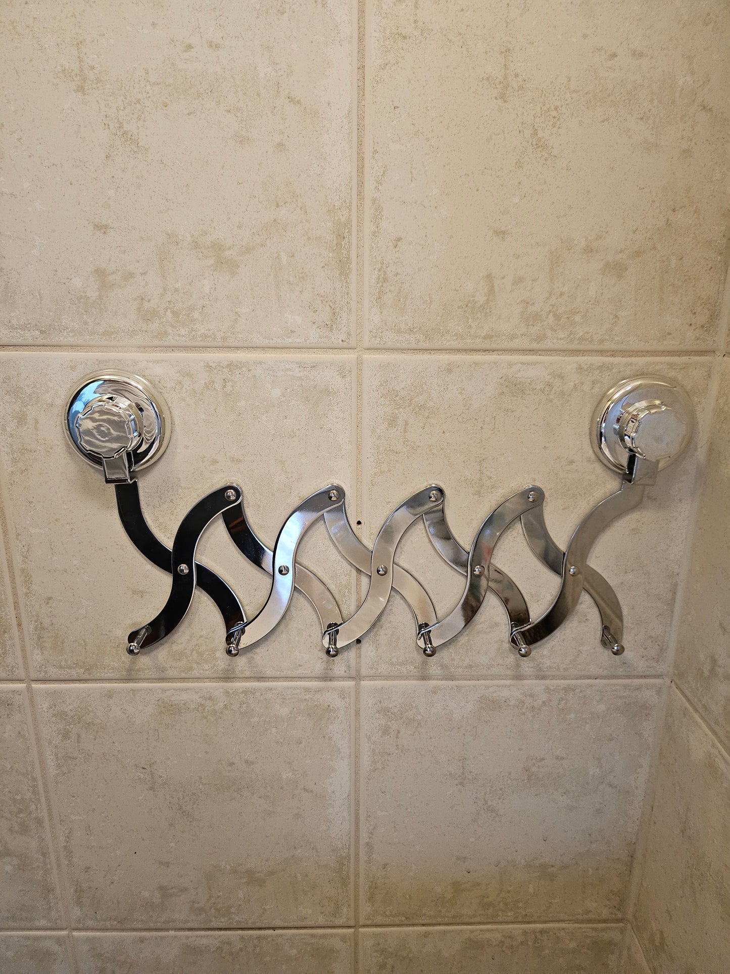 Best Lock uttrekkbar kleshenger med sugekopp- oppheng