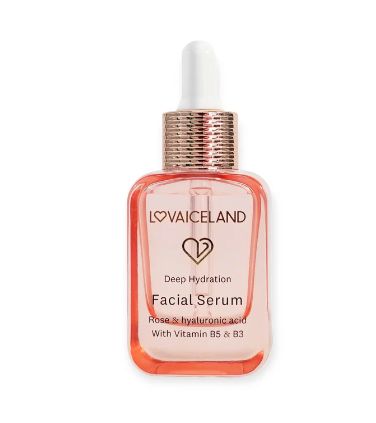 LovaIceland Roseserum 30ml - Hyaluronsyre & Vitamin B