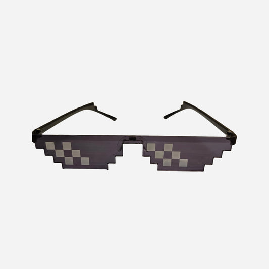 VK Solbriller Pixelerte - Pixel Solbriller 8-bit Stil | Festbriller