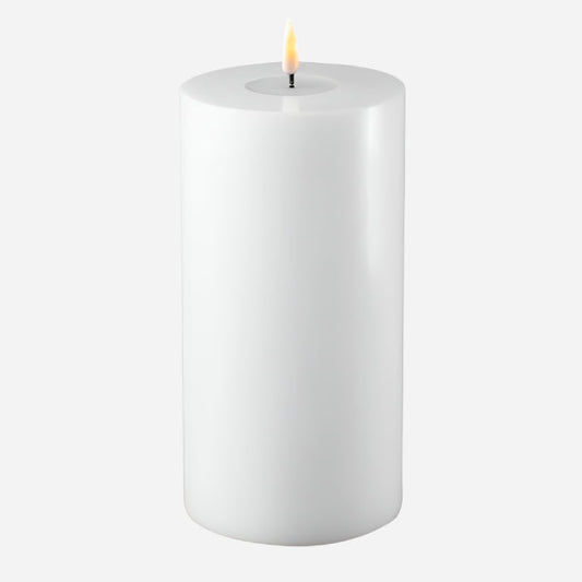 Deluxe Homeart LED kubbelys hvit 7,5 x 12,5 cm