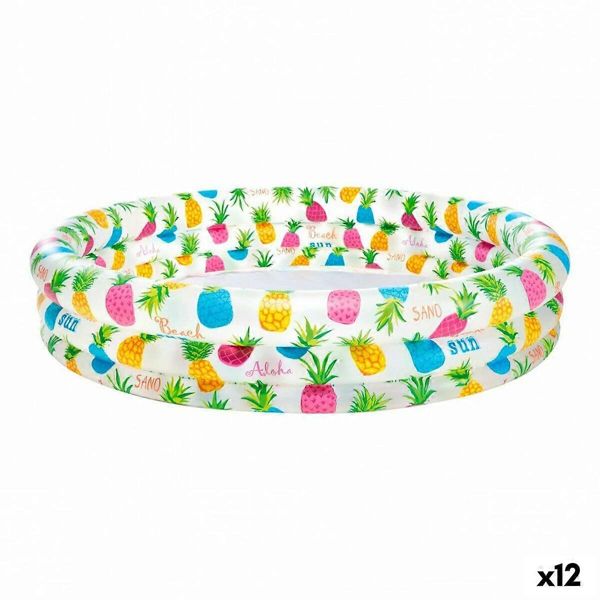 Intex Babypool "ananas" - Basseng for barn, 132x28cm - 248l