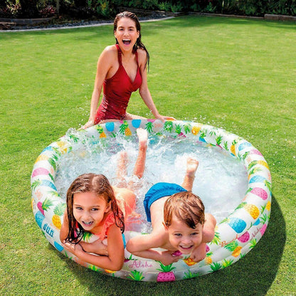 Intex Babypool "ananas" - Basseng for barn, 132x28cm - 248l