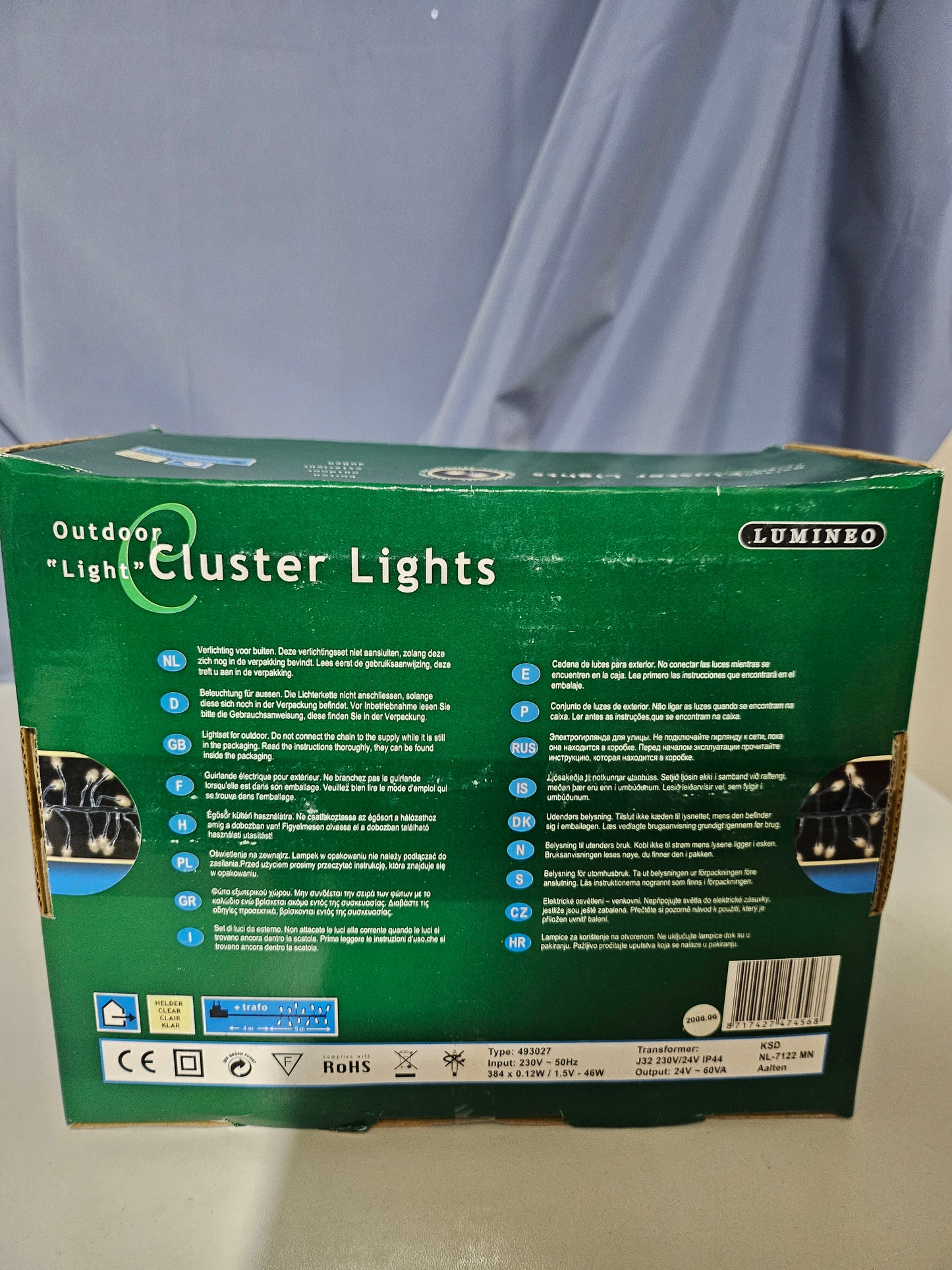 Utendørs Julelys Klyngelys - Værbestandig LED Julebelysning