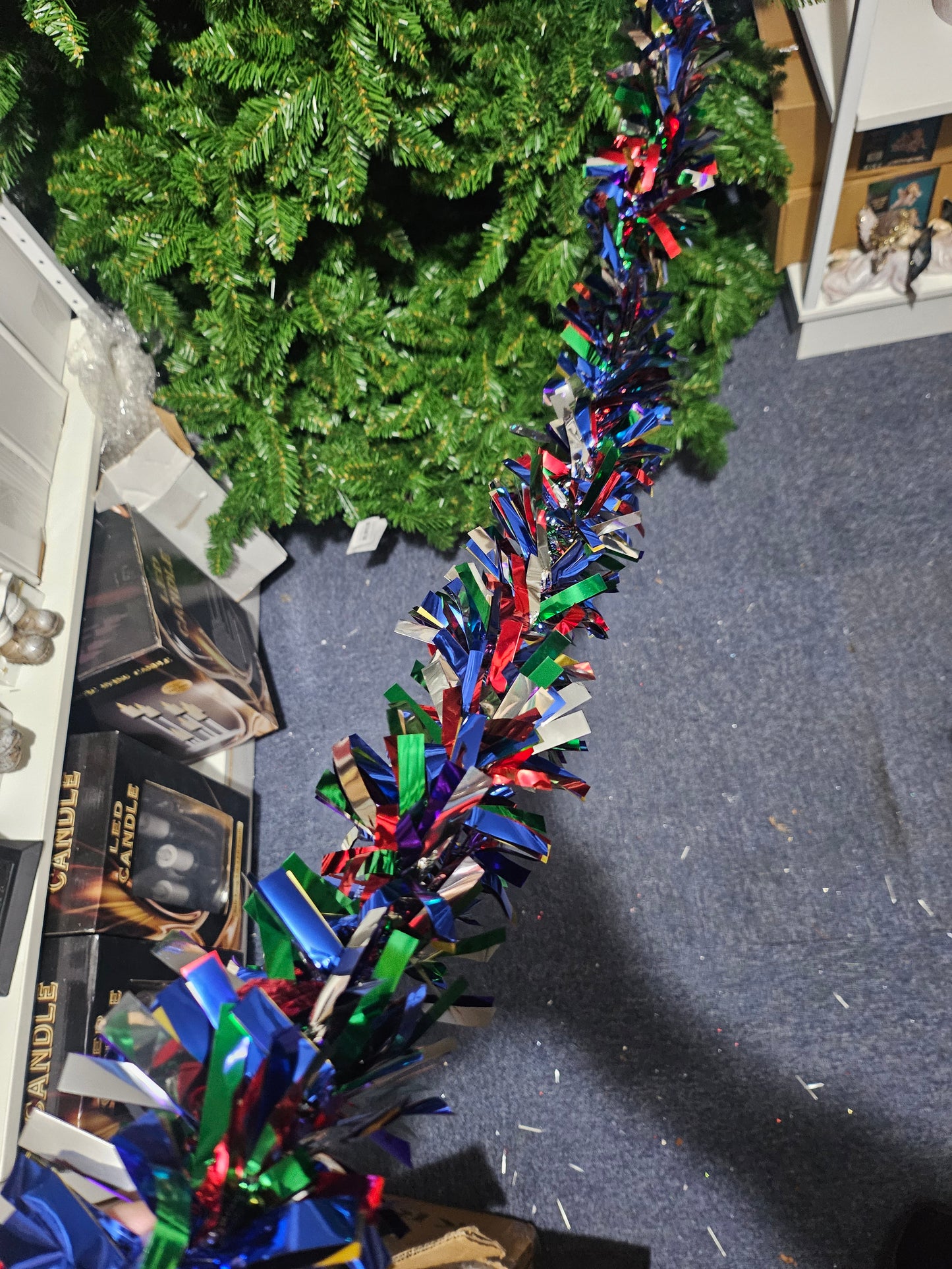 Girlander Metallfolie Fargerik 460 cm - Festpynt