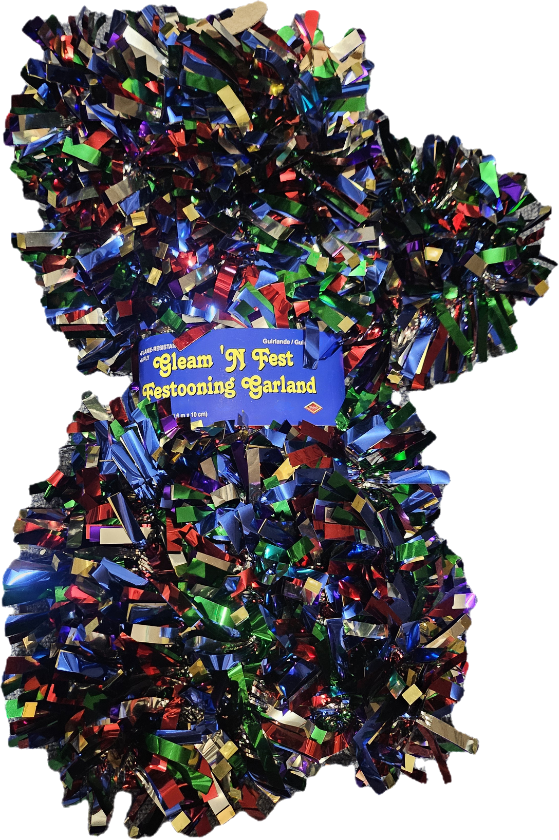 Girlander Metallfolie Fargerik 460 cm - Festpynt
