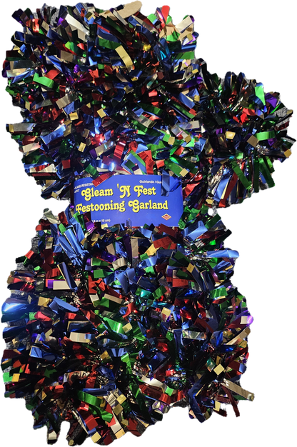 Girlander Metallfolie Fargerik 460 cm - Festpynt