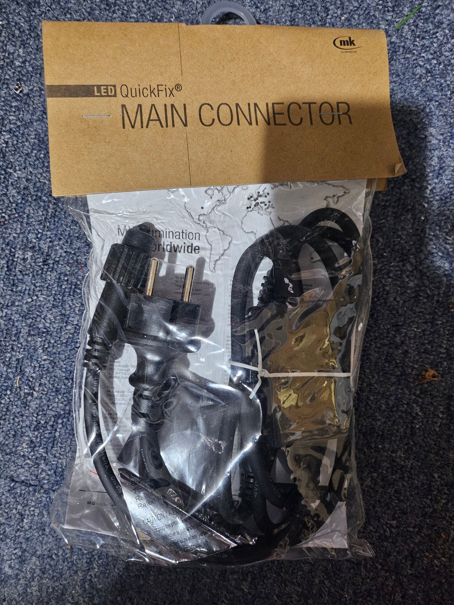 QuickFix® LED Main Connector 1,5m - til String lite lyslenke