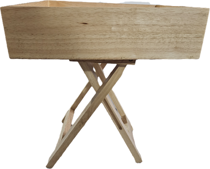 Koselig Lite Trebord 45x40 cm - Nordisk Sidebord - brettbord