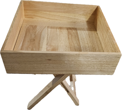 Koselig Lite Trebord 45x40 cm - Nordisk Sidebord - brettbord