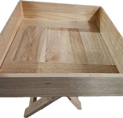 Koselig Lite Trebord 45x40 cm - Nordisk Sidebord - brettbord