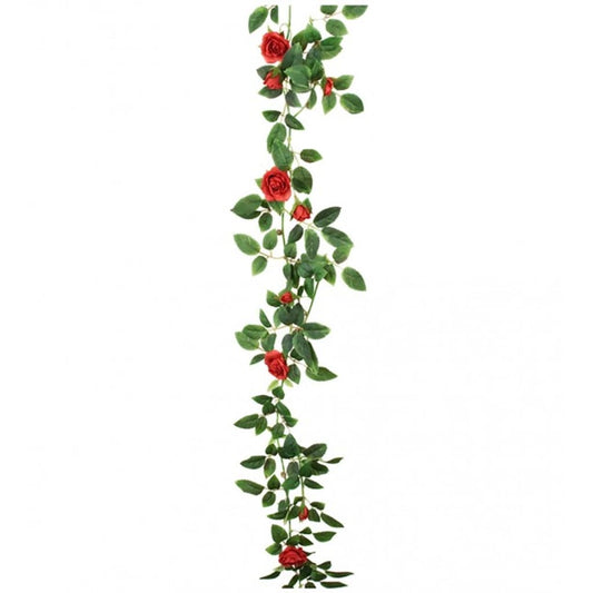 Rosegirlang 160cm rød