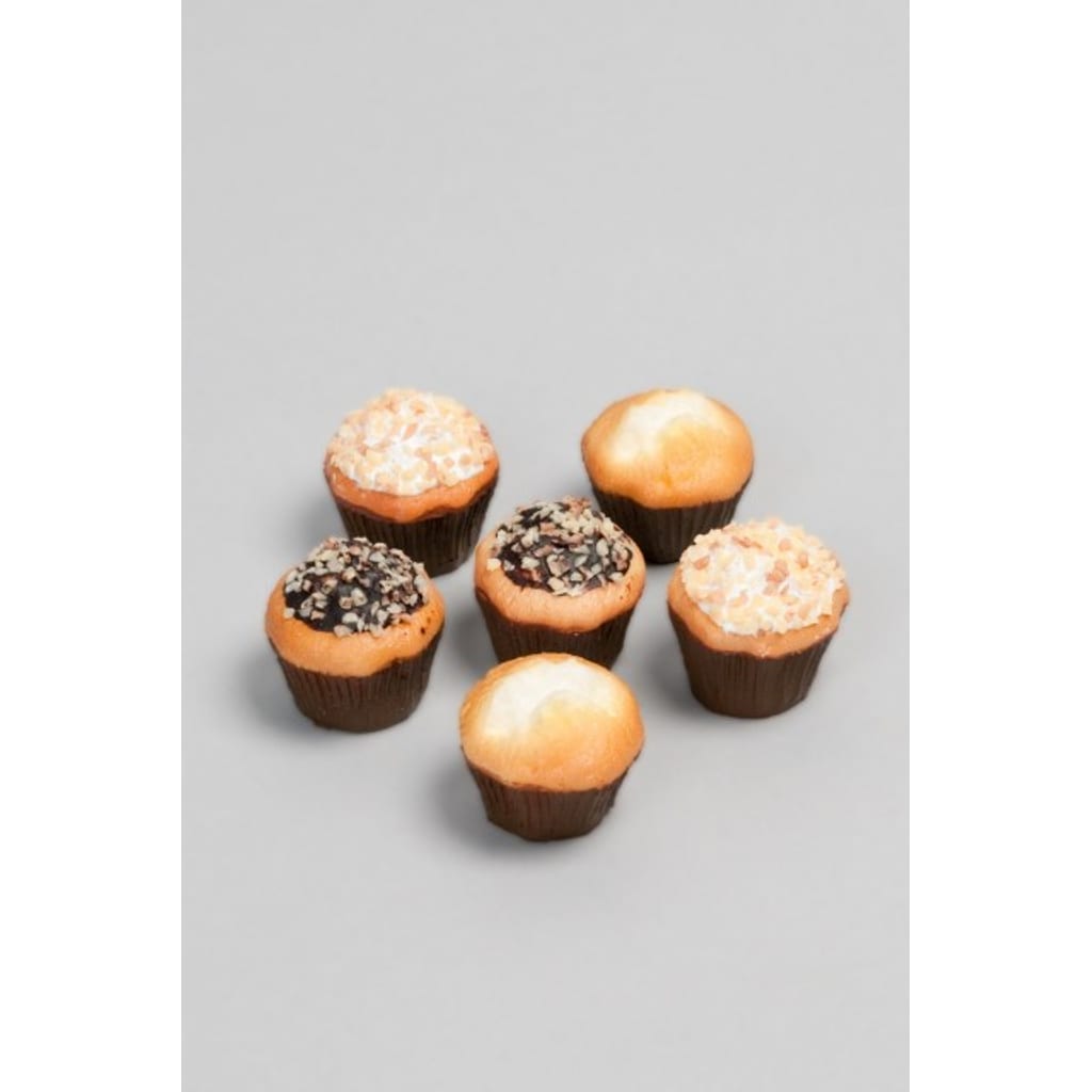 Minimuffins 6 stk med topping