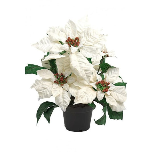 Julestjerne 35cm hvit