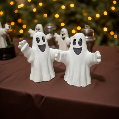 Halloween lykt morsomme spøkelser 17 cm 2pk